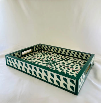 Regal Tray In Bone Inlay By Ashborn furniture | Image 2