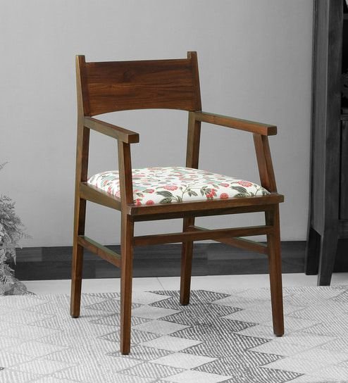 teak wood arm chair By Ashborn furniture