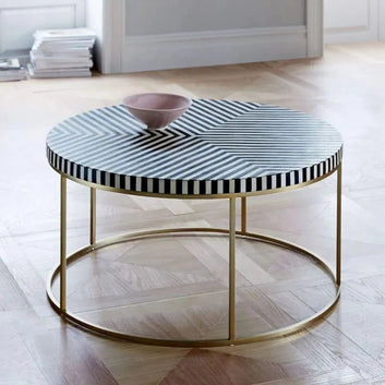 ARIA COFFEE TABLE IN BONE INLAY   BY ASHBORN FURNITURE | Image 2
