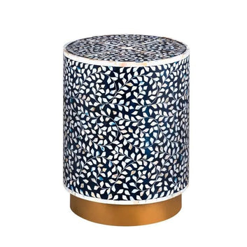 Megois handmade block end table mother of pearl       by Ashborn Furniture | Image 2