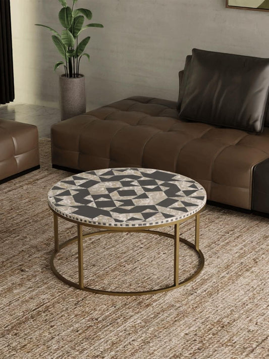 geometrical coffee table by Ashborn furniture