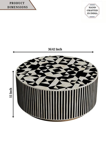 geometrical pattern coffee table by Ashborn furniture | Image 2