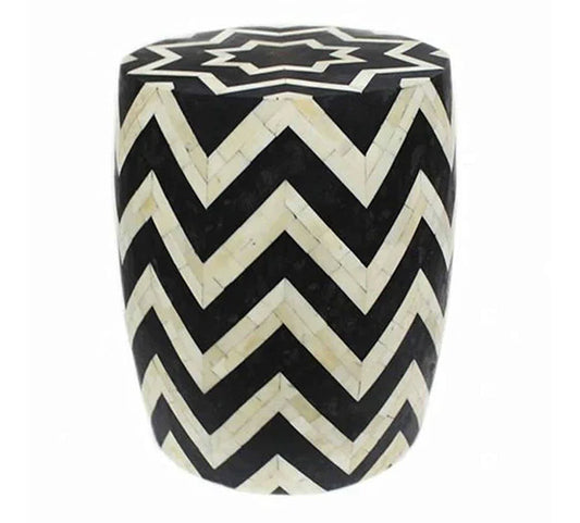 fusion drum style side table
