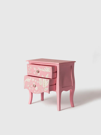 pink blush mother of pearl side table | Image 2