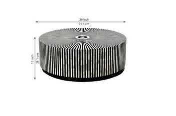 Pearl line mother of pearl coffee table By Ashborn furniture | Image 2