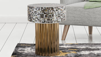 Eden mother of pearl side table | Image 2