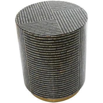 Symmetry mother of pearl side table By Ashborn furniture | Image 2
