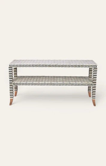 Majestic Bone inlay console table By Ashborn furniture | Image 2