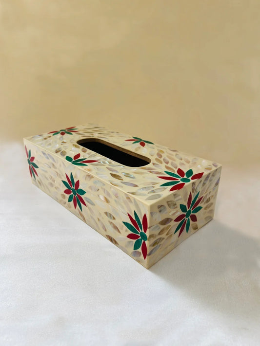 Opulent Pearl Tissue Box BY Ashborn furniture