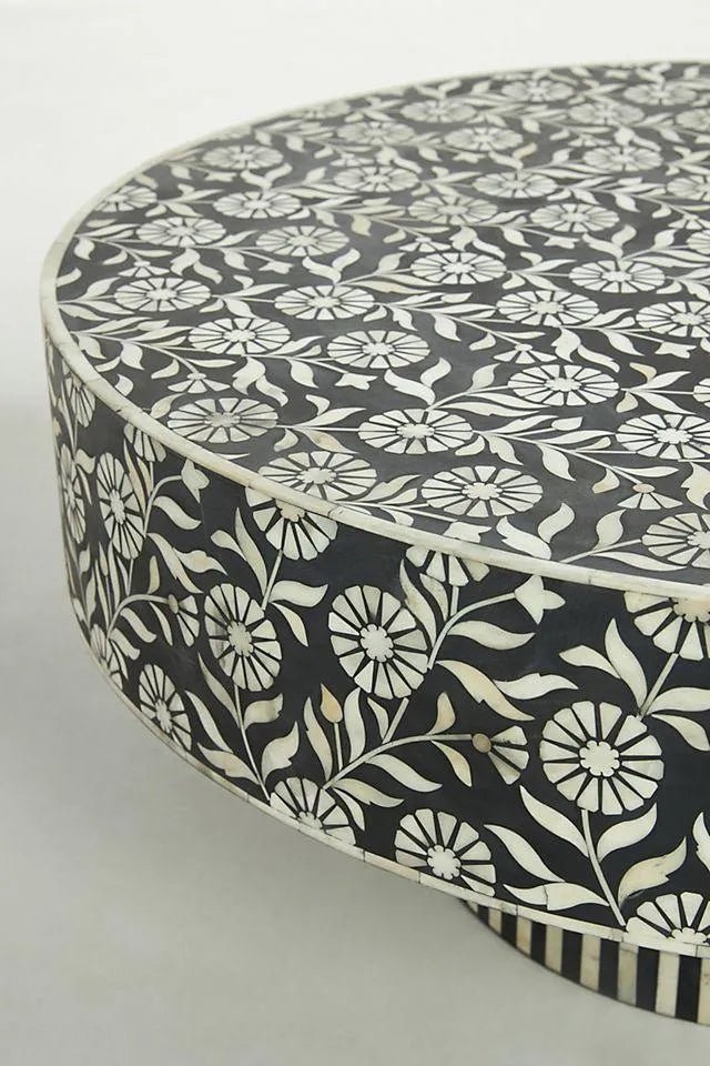 Jodha Furniture Arden coffee table in bone inlay            by Ashborn Furniture