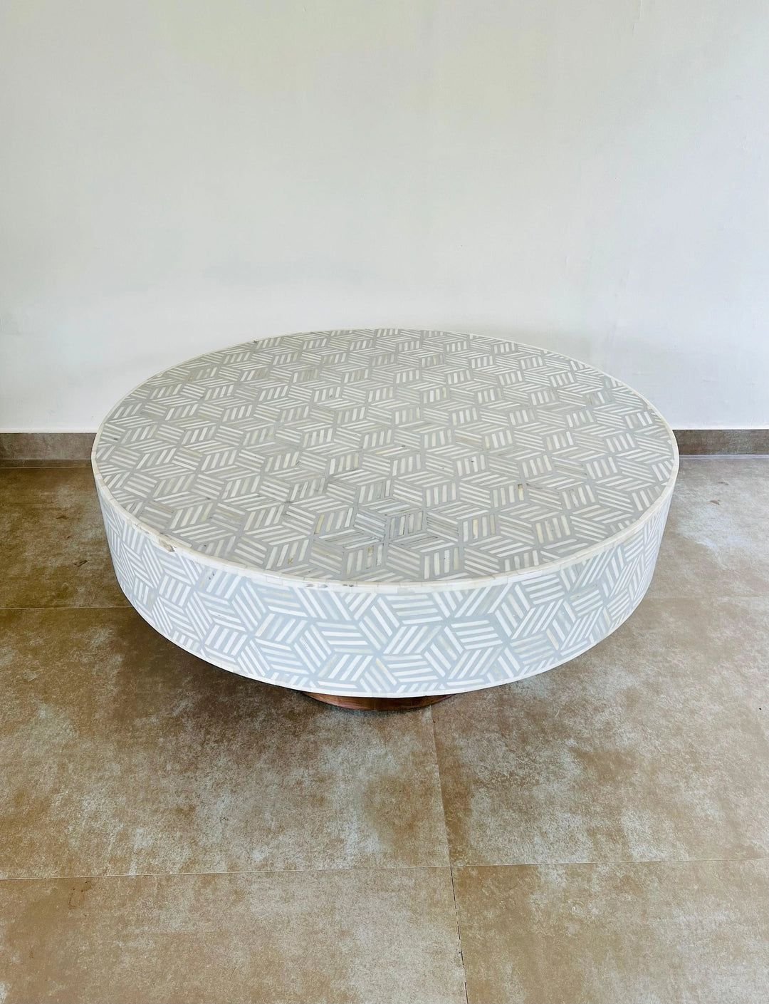 Jodha Furniture Opulent coffee table in bone inlay            by Ashborn Furniture