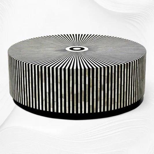 Pearl line mother of pearl coffee table By Ashborn furniture