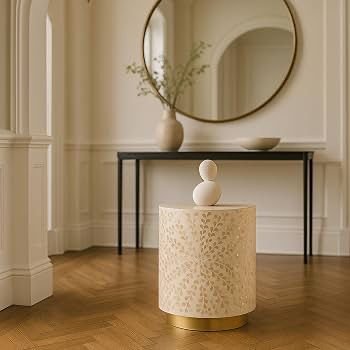 Jasmine mother of pearl side table