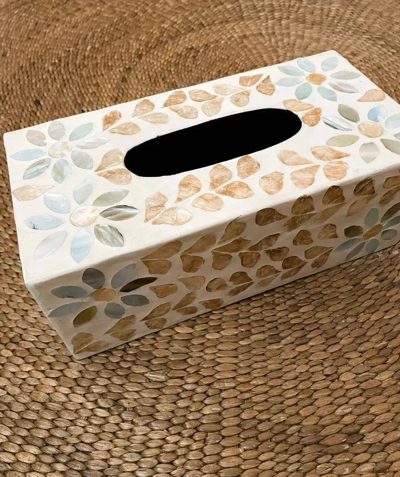 Garden Grace Tissue Box by Ashborn furniture