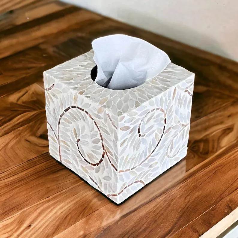 Swirl Vintage Tissue Box By Ashborn furniture