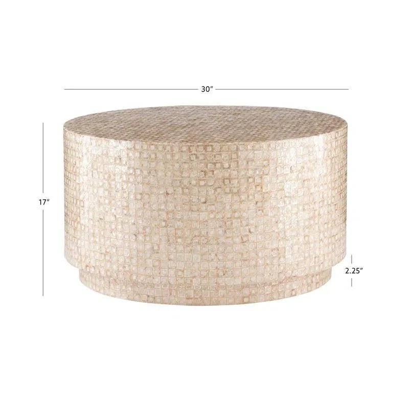 Jodha Furniture Astra coffee table in mother of pearl      by Ashborn Furniture - Image 2