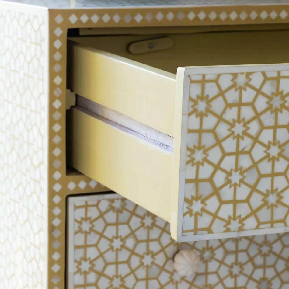 Jodha furniture Jaipur  chest of drawers in bone inlay - Image 7
