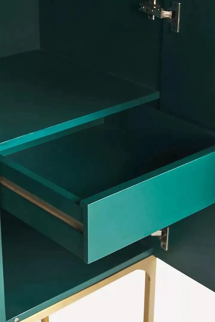 Jodha furniture optical inlay Bar cabinet - Image 5