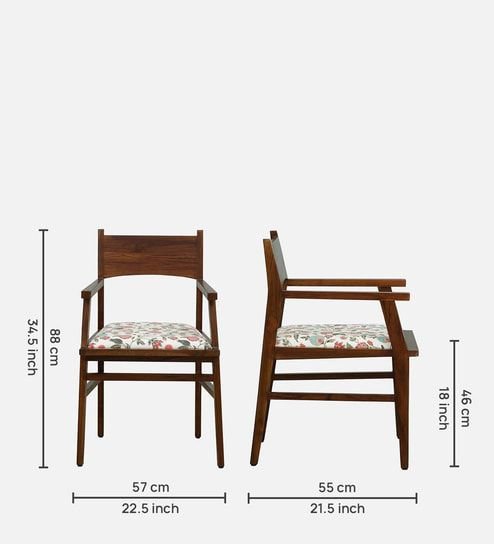 Jodha furniture teak wood arm chair - Image 2