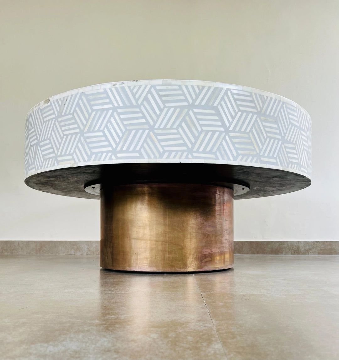 Jodha Furniture Opulent coffee table in bone inlay            by Ashborn Furniture - Image 3