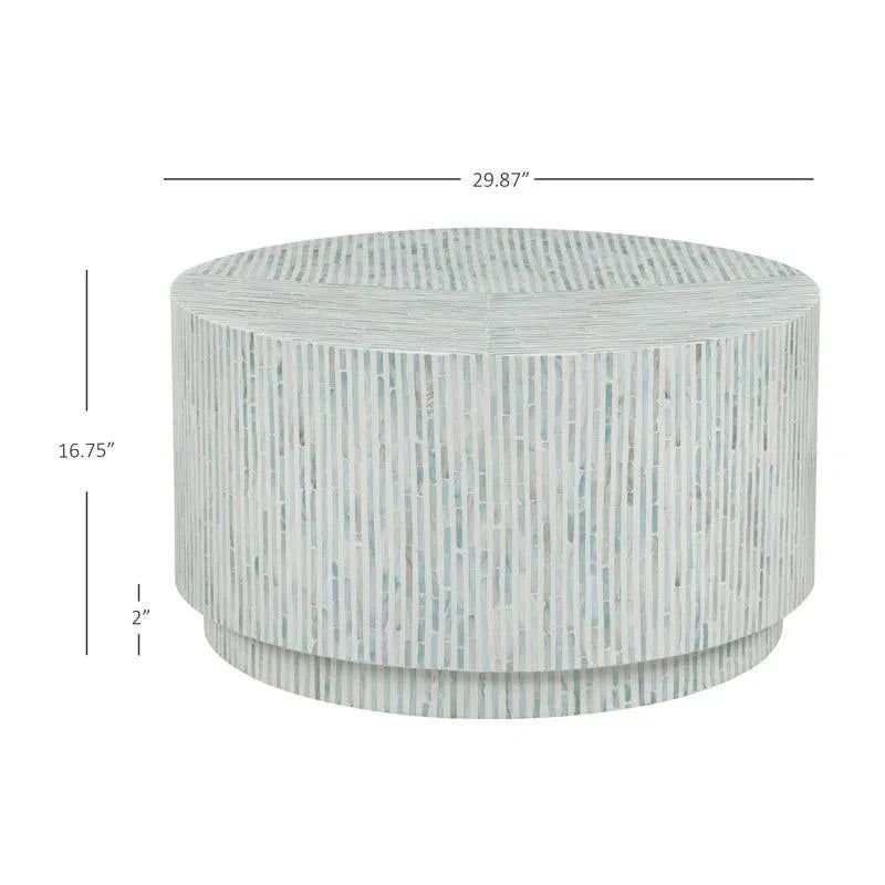 Jodha Furniture Marcello coffee table in mother of pearl        by Ashborn Furniture - Image 4