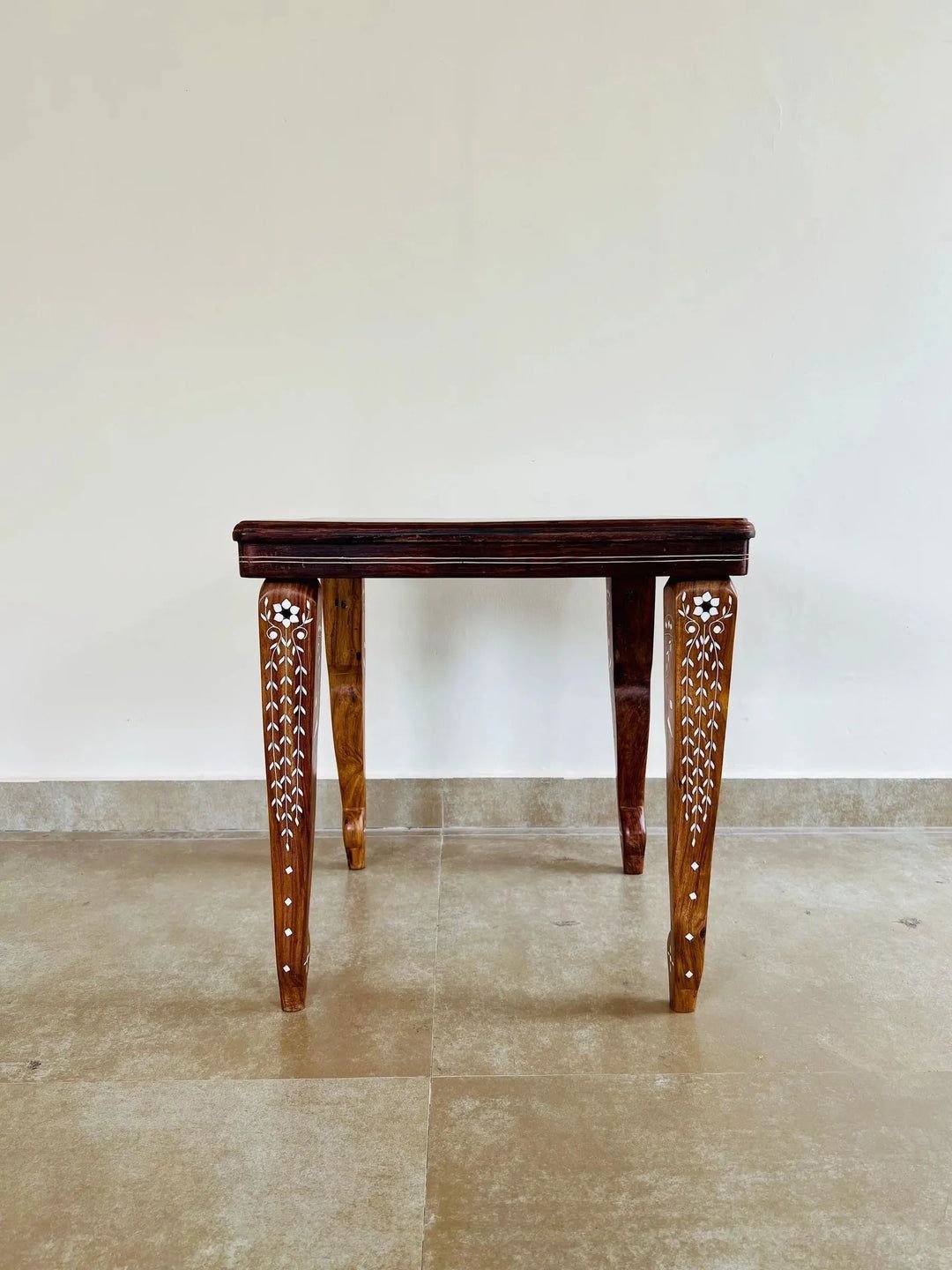 Jodha furniture berma teak bone inlay end table          by Ashborn Furniture - Image 2
