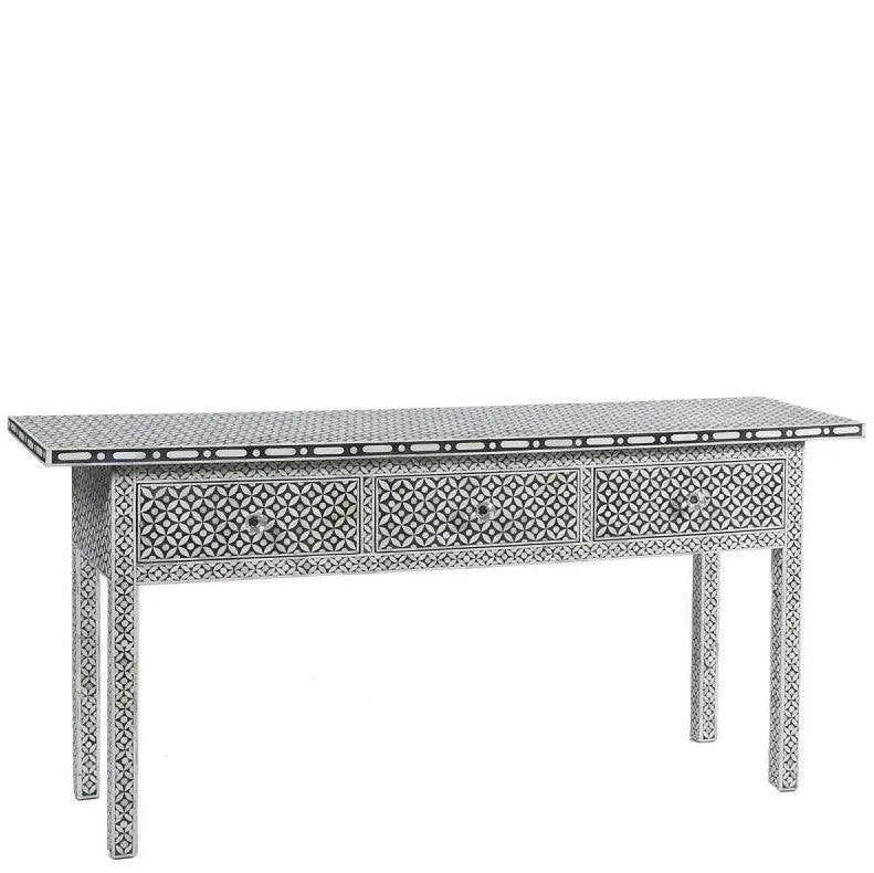 Jodha furniture Reflective elegance console table in bone inlay     by Ashborn Furniture - Image 3