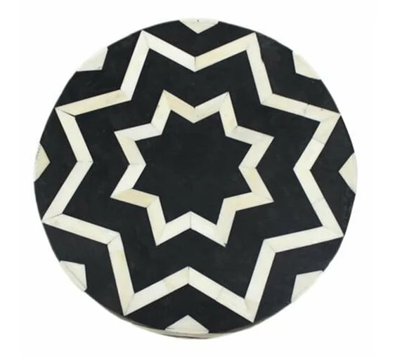 Jodha furniture fusion drum style side table - Image 2