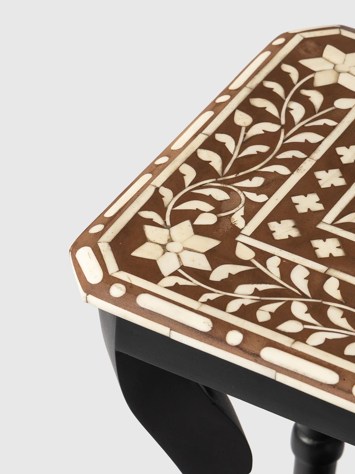 Jodha furniture Nova bone inlay side table by Ashborn funriture - Image 3