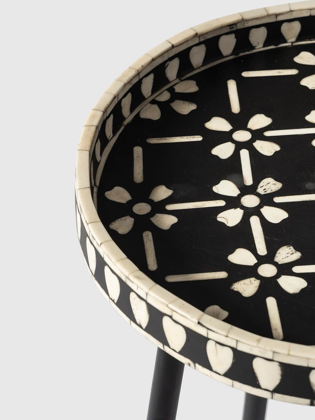 Jodha furniture oslo bone inlay side table By Ashborn furniture - Image 2