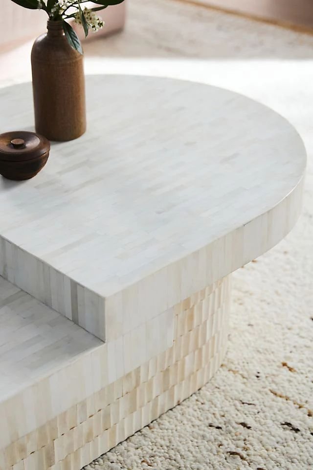 Monaco bone inlay coffee table by Ashborn furniture - Image 3