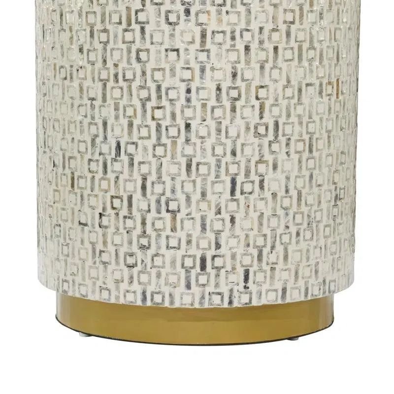 Regal Mother of pearl side table by Ashborn furniture - Image 2