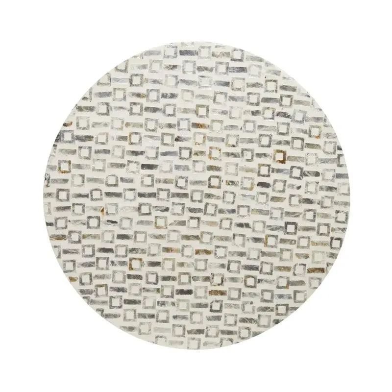Regal Mother of pearl side table by Ashborn furniture - Image 4
