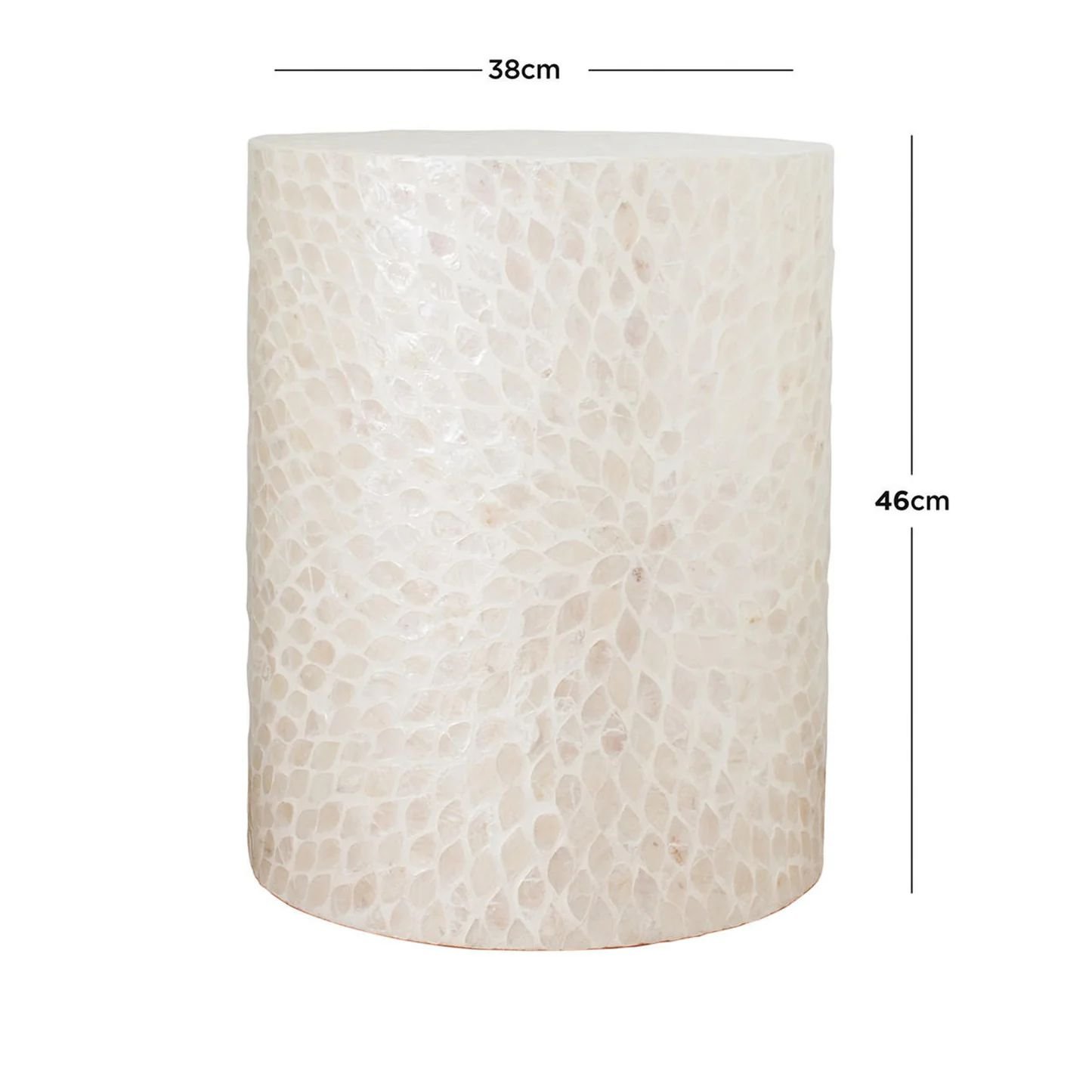 Ivory mother of pearl side table by Ashborn furniture - Image 2