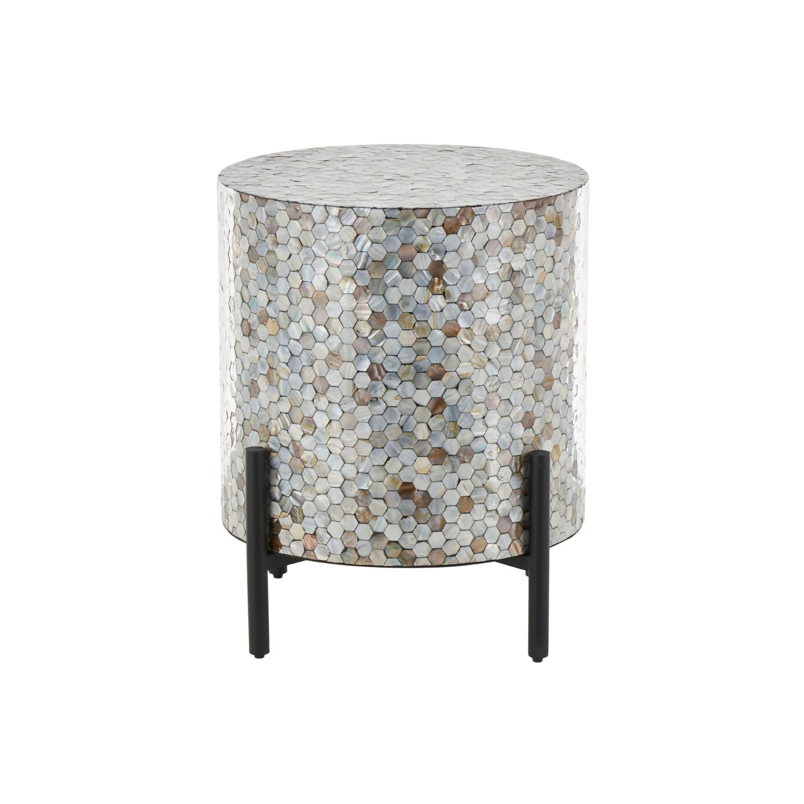 Serene mother of pearl side table by Ashborn furniture - Image 2