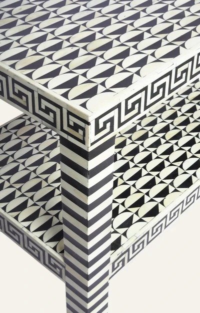 Majestic Bone inlay console table By Ashborn furniture - Image 3