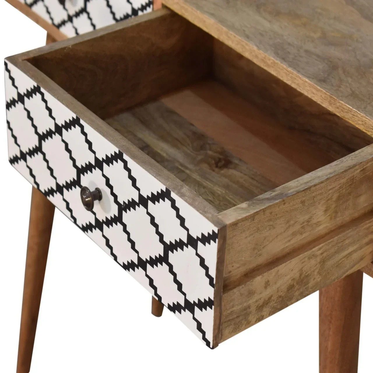 diamond bone inlay console table - Image 4