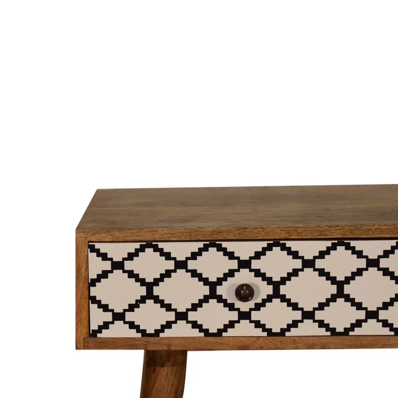 diamond bone inlay console table - Image 5