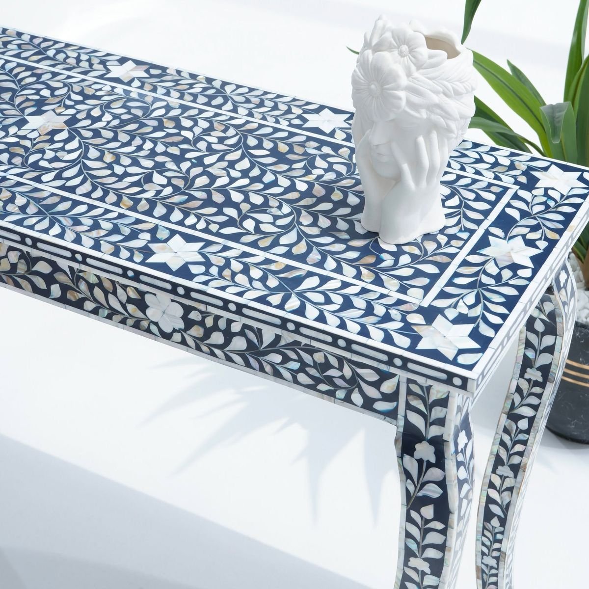 seina bone inlay console table By Ashborn furniture - Image 3