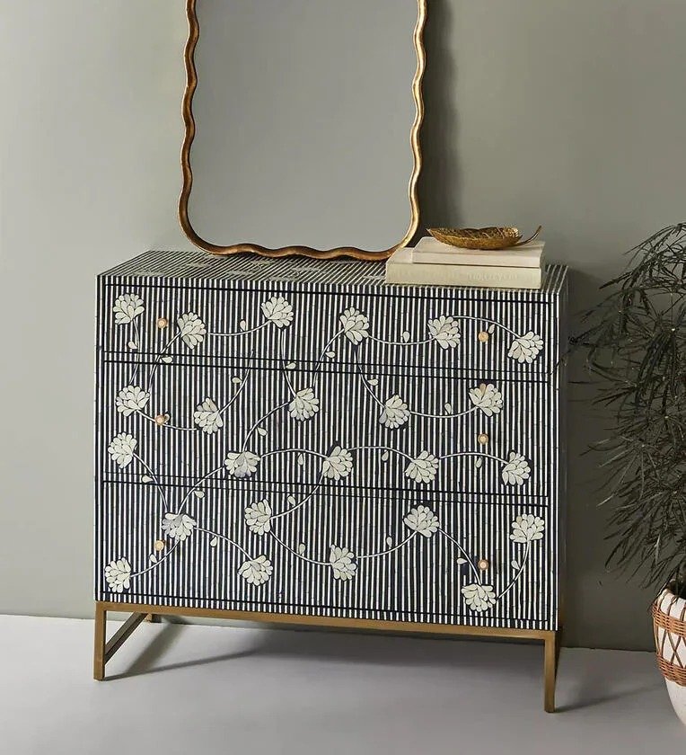 Ivory Blossom bone inlay by Ashborn furniture - Image 2