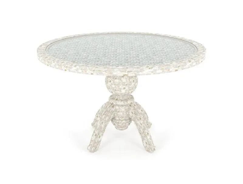  Behrooz 4 seater Dining Table in mother of pearl By Ashborn furniture - Image 2