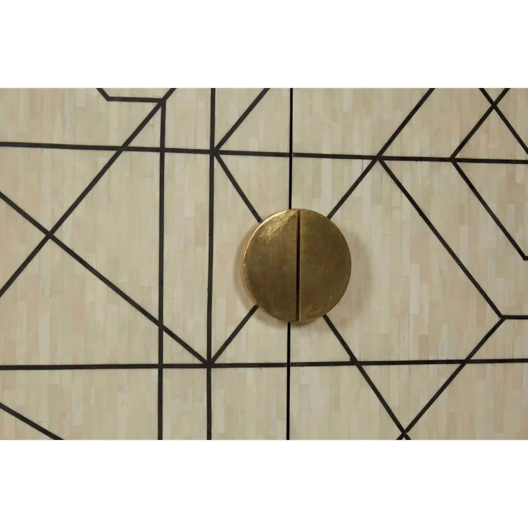 opulent bone inlay bar cabinet by Ashborn furniture - Image 2