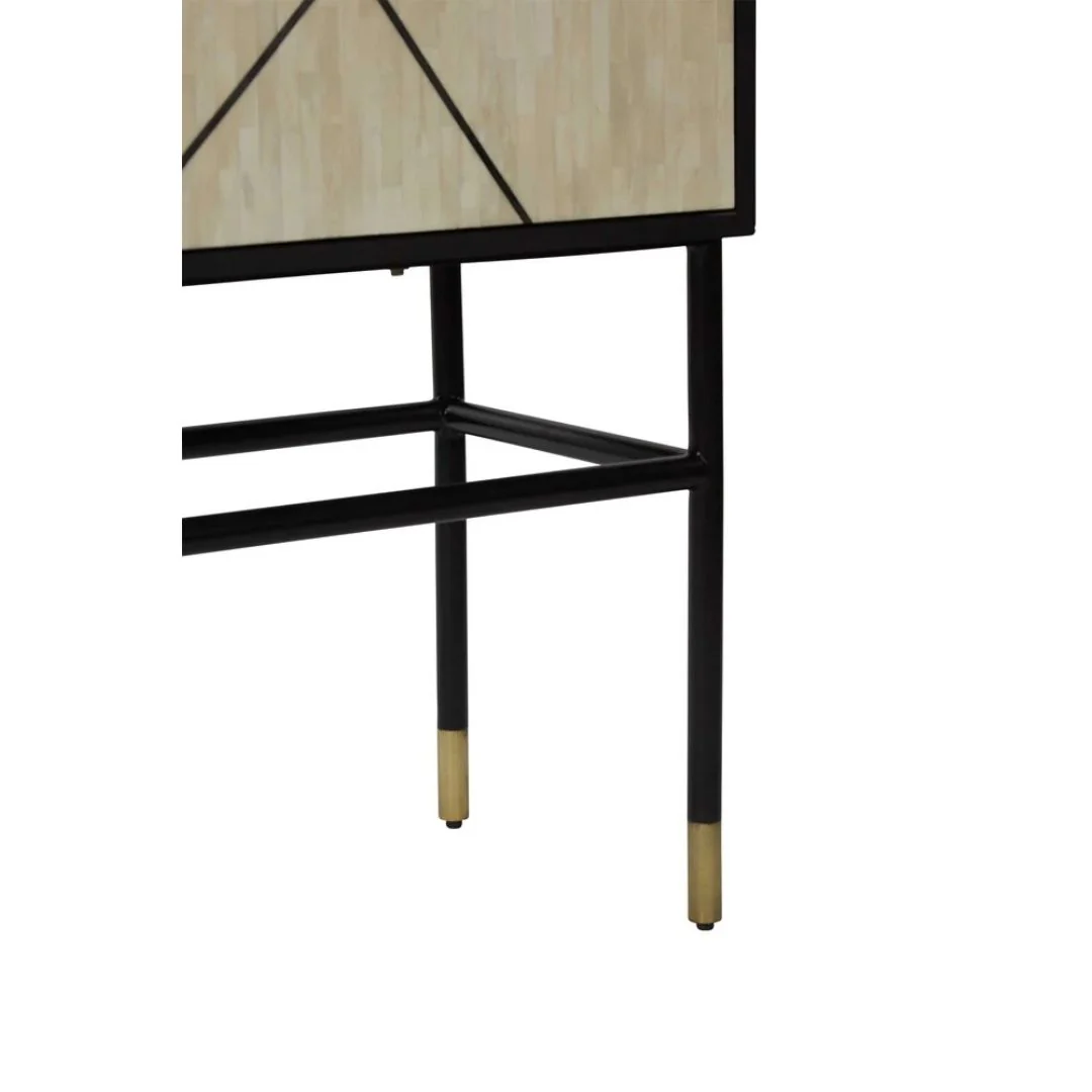 opulent bone inlay bar cabinet by Ashborn furniture - Image 3