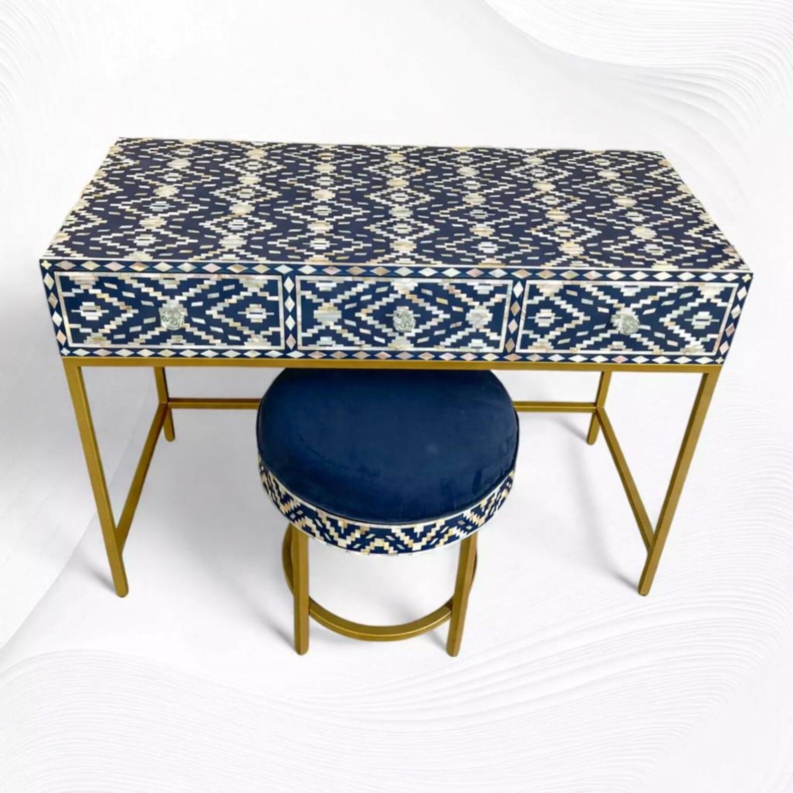 Ikkath Pattern dressing table By Ashboorn furniture - Image 3