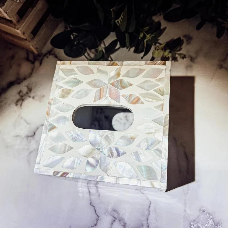 Serenity Herringbone Tissue box By Ashborn furniture - Image 3