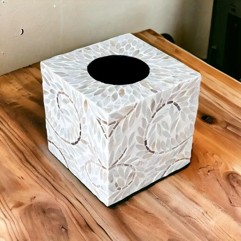 Swirl Vintage Tissue Box By Ashborn furniture - Image 2